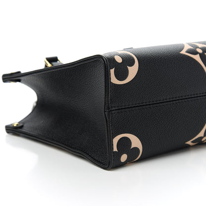 Louis Vuitton Empreinte Monogram Giant Onthego PM Black Beige 6 of 11