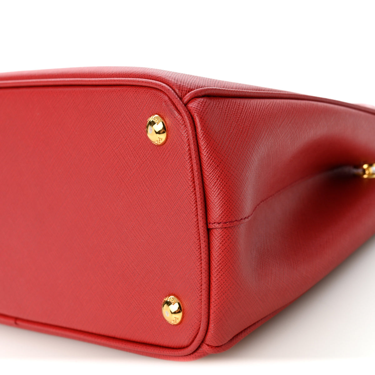 Prada Saffiano Small Galleria Double Zip Tote Fuoco 10 of 10
