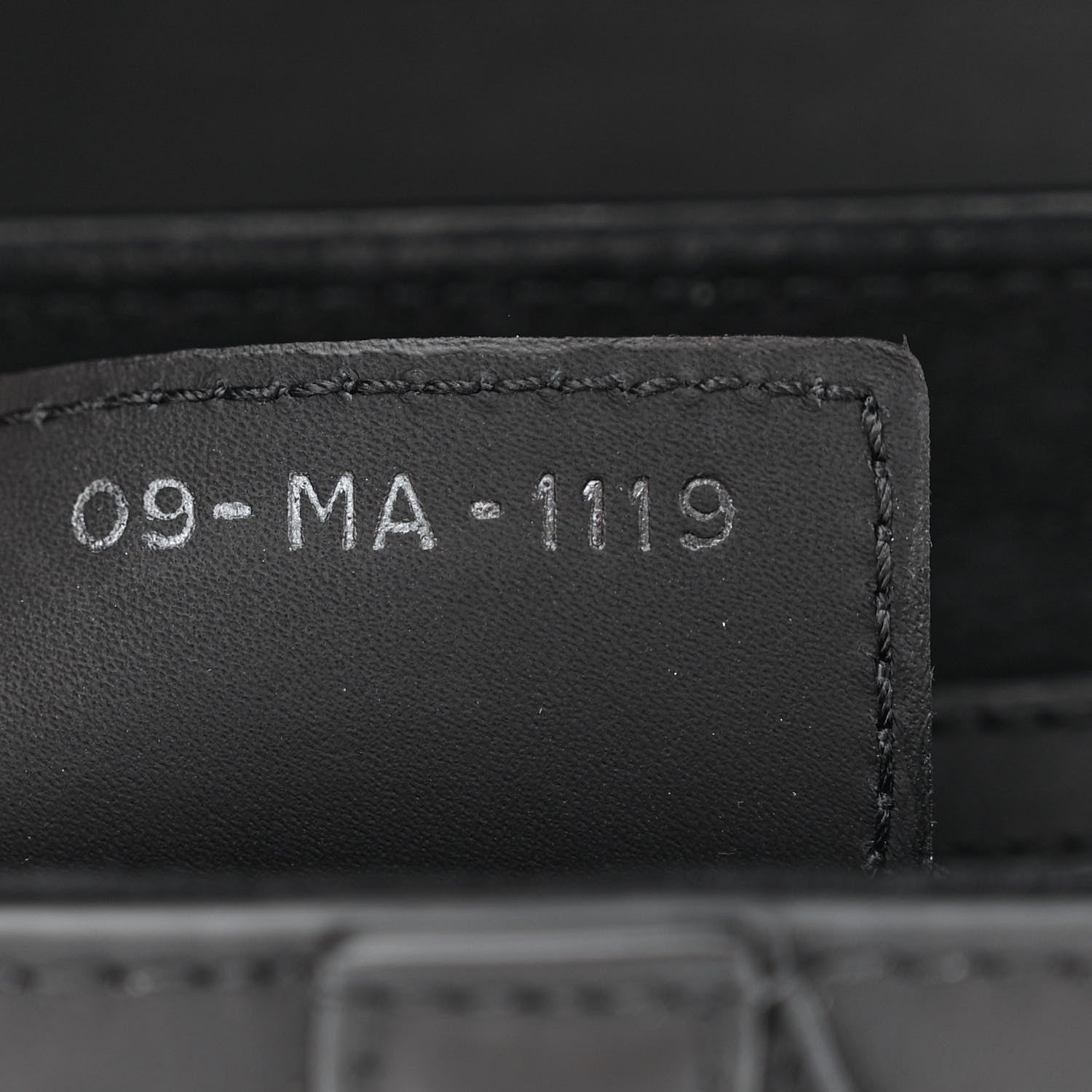 Christian Dior Ultra Matte Calfskin Saddle Bag Black 7 of 12