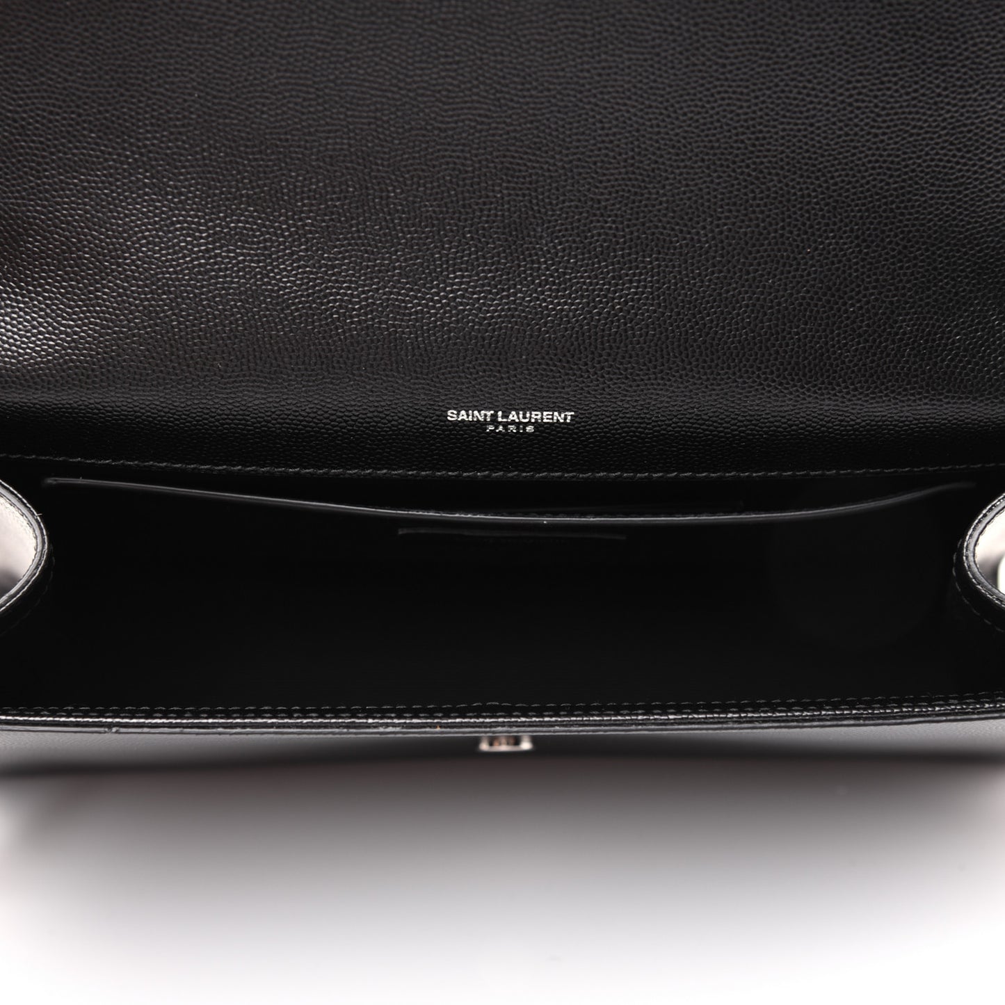 Grain De Poudre Large Classic Monogram Kate Satchel Black