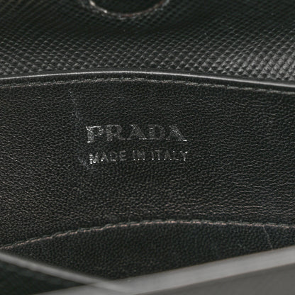 Prada Saffiano Cuir Medium Double Handle Tote Black 6 of 13
