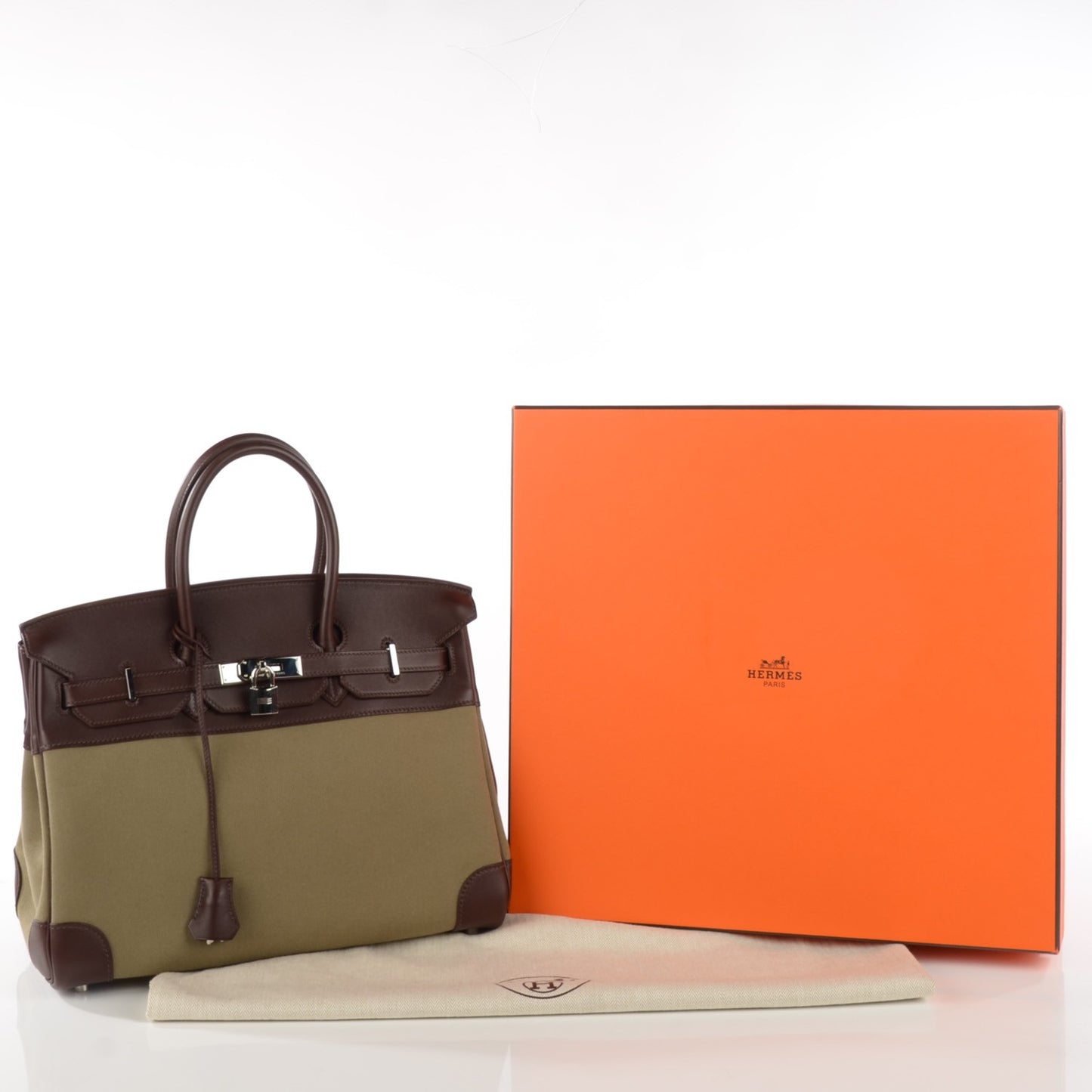 Toile Swift Birkin 35 Chocolate