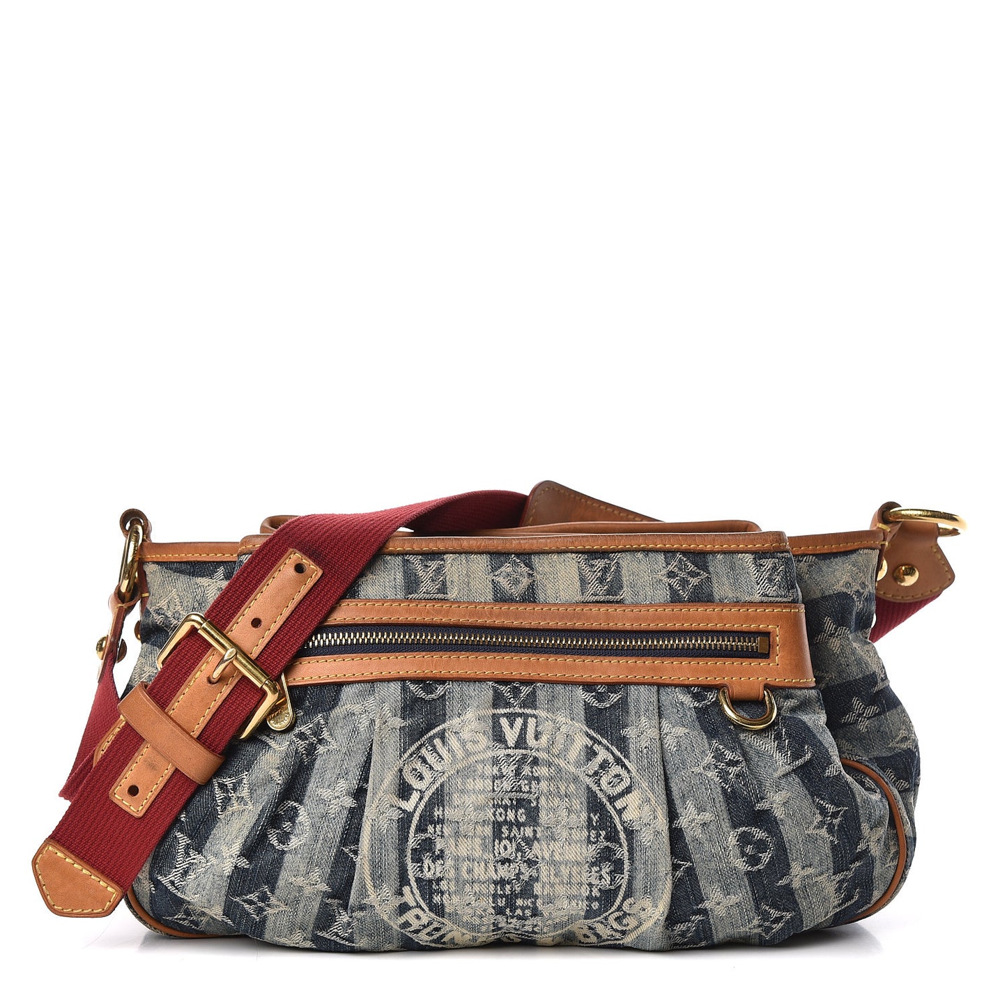 Denim Raye Porte Epaule MM