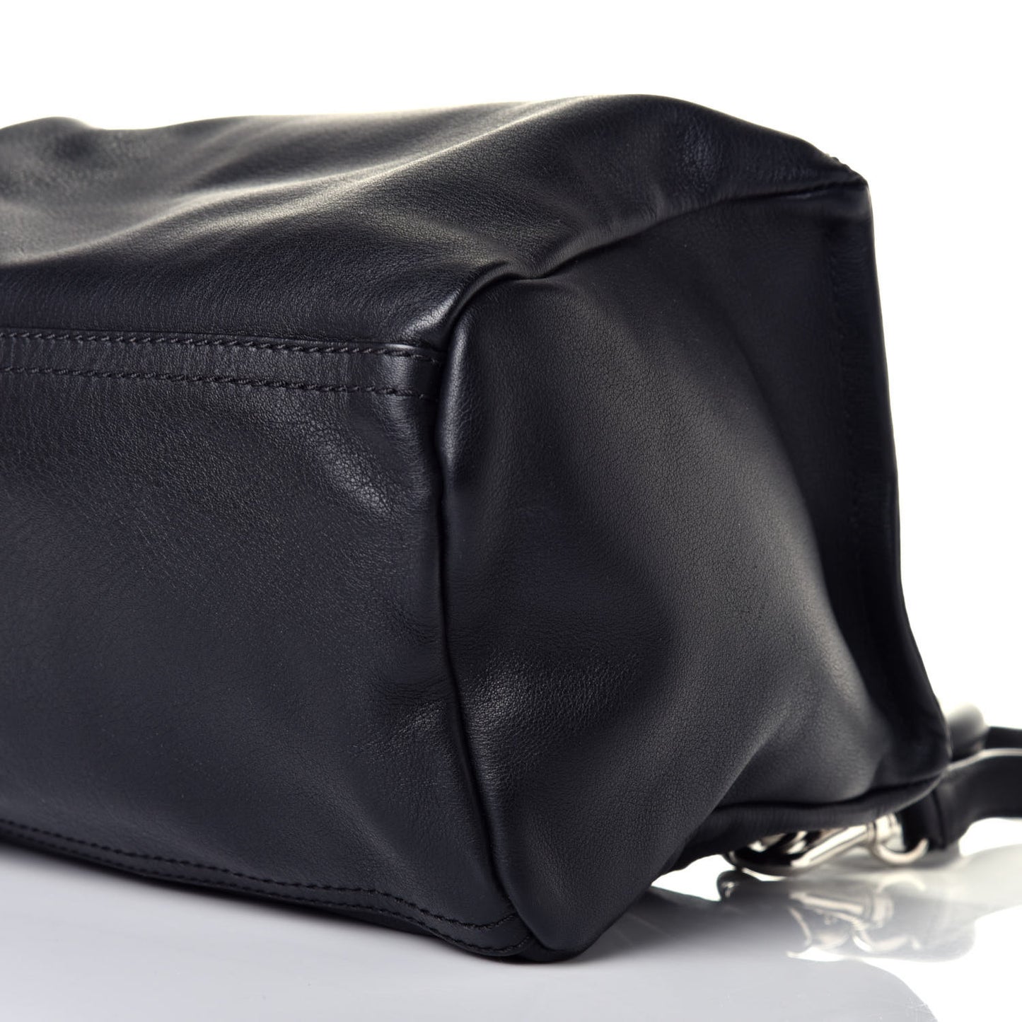 Calfskin Studded Small Pandora Black
