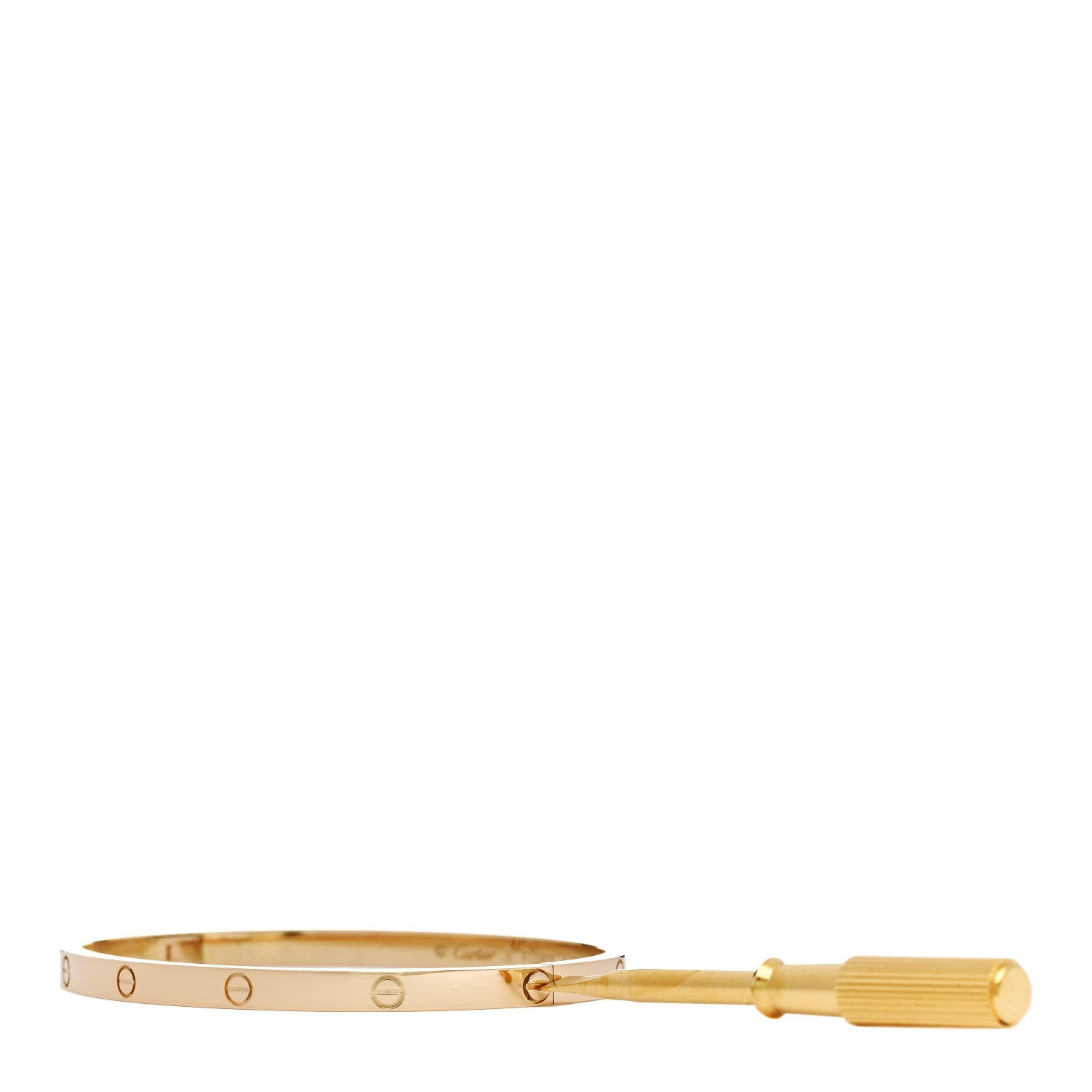 Cartier 18K Yellow Gold Small LOVE Bracelet 16 3 of 8