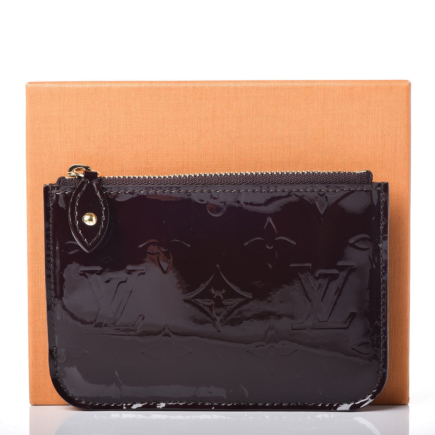 Louis Vuitton Vernis Key Pouch NM Amarante 9 of 9