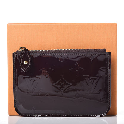 Louis Vuitton Vernis Key Pouch NM Amarante 9 of 9