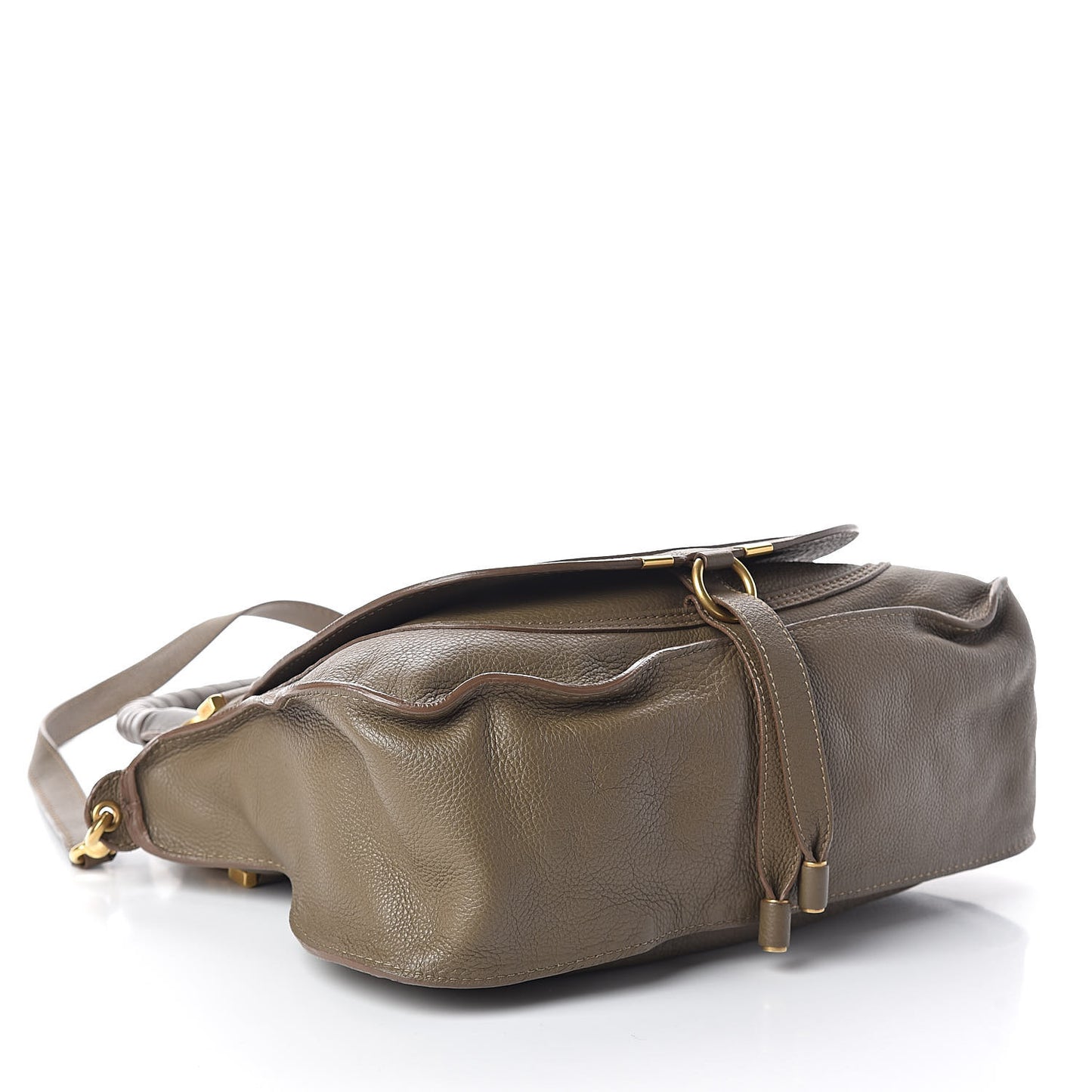 Calfskin Medium Marcie Satchel Anchor Grey