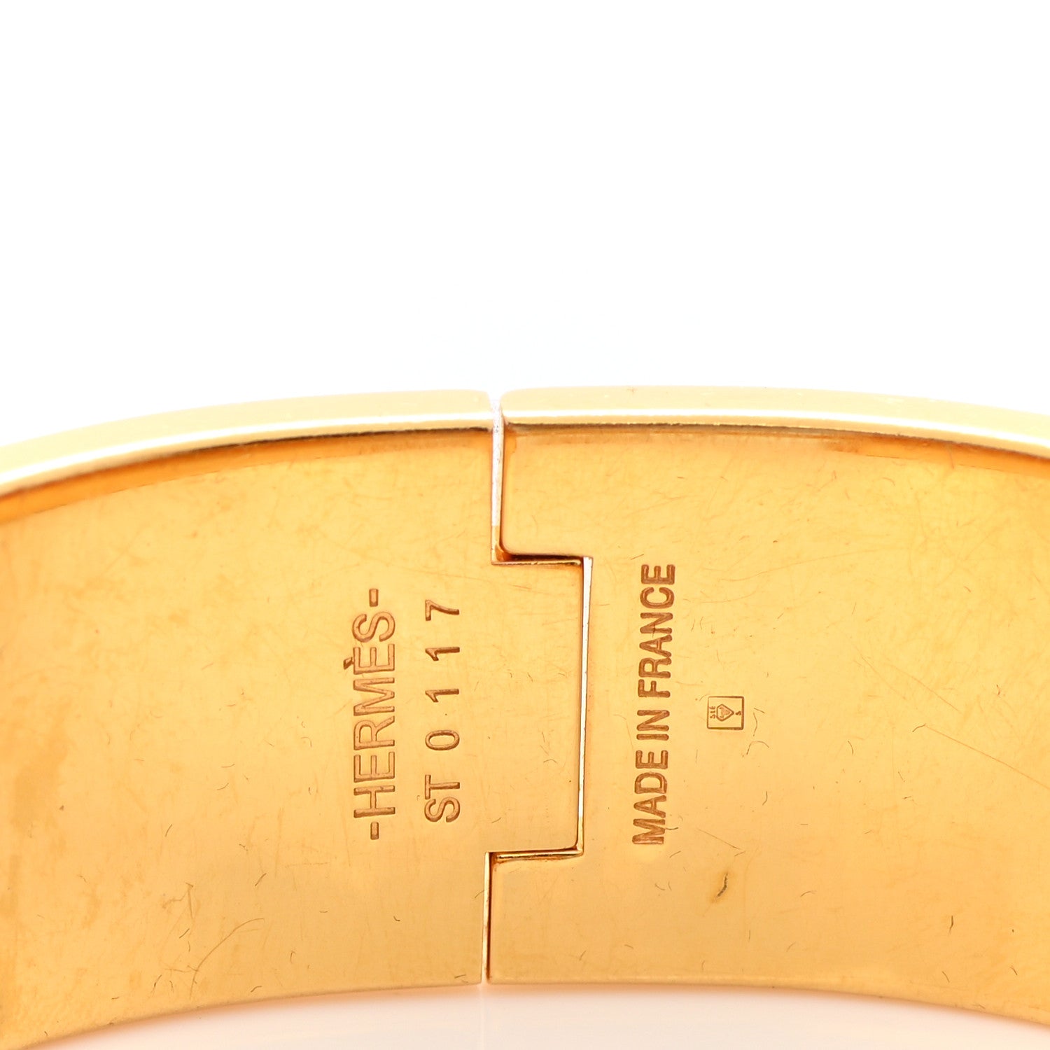 Hermes Enamel Wide Clic Clac H Bracelet Rose Dragee 4 of 6