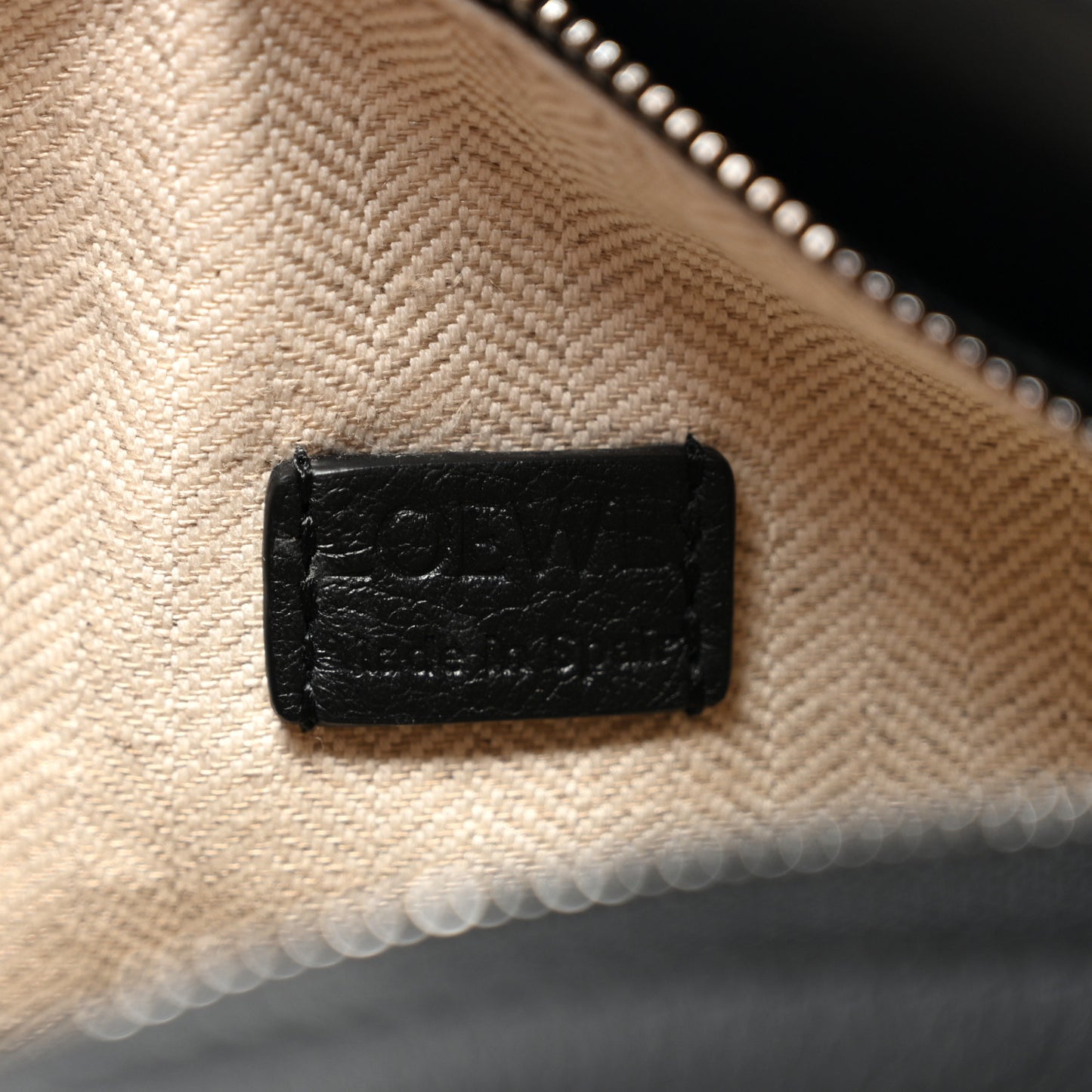 Calfskin Mini Puzzle Bag Black