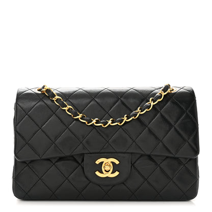 Chanel Lambskin Quilted Small Double Flap Black 1 of 12