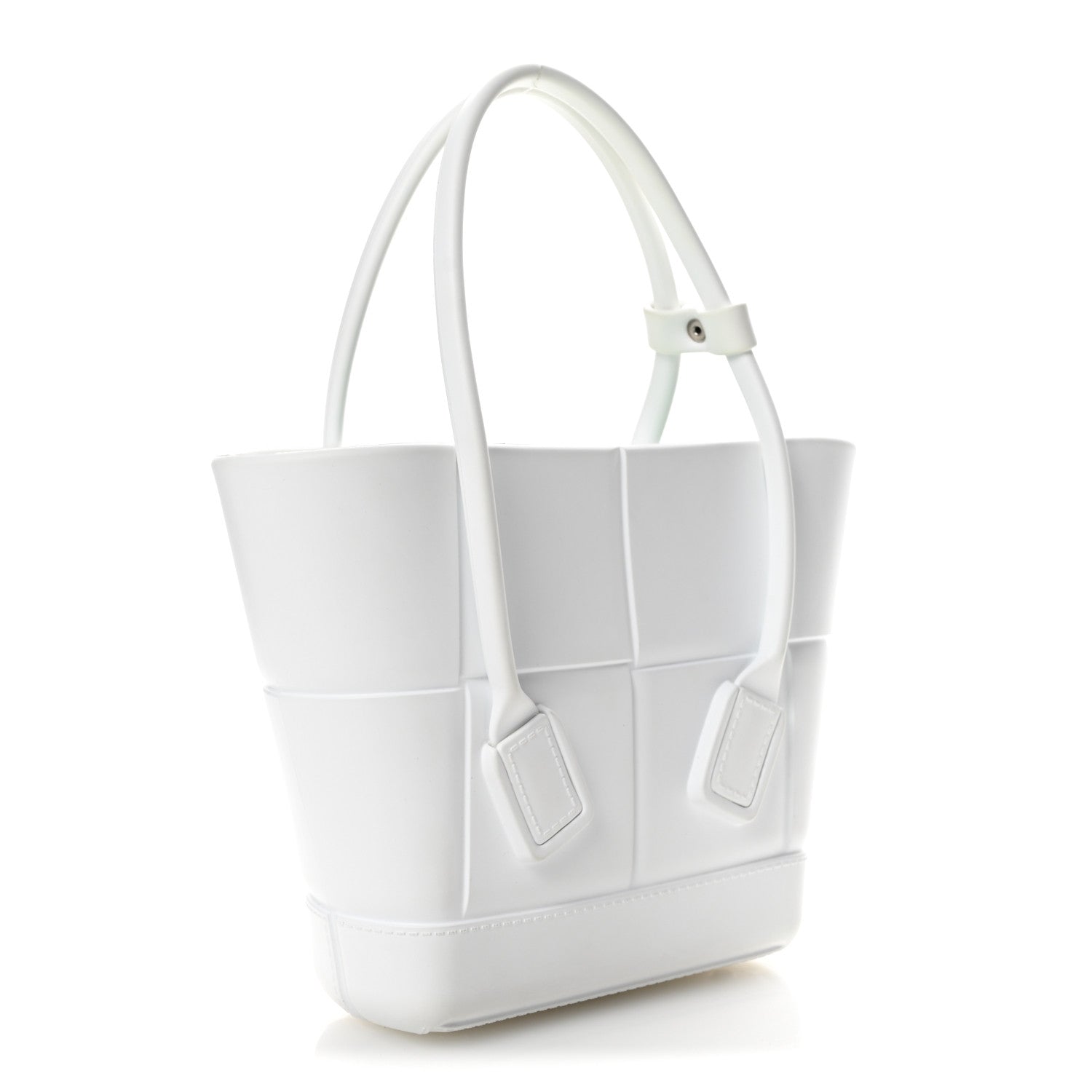 Bottega Veneta Rubber Maxi Intrecciato Mini Arco White 2 of 9