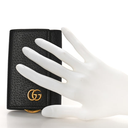 Gucci Calfskin GG Marmont 6 Key Holder Black 2 of 9