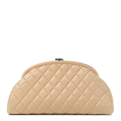 Chanel Lambskin Quilted Timeless Clutch Beige Clair 1 of 7