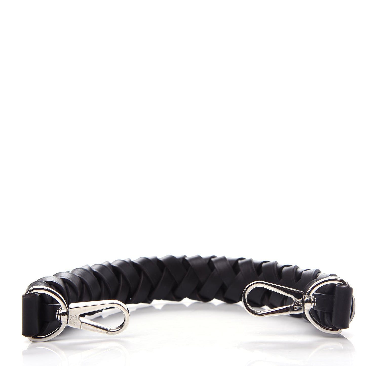 Calfskin Braided Muria Mini Strap Black