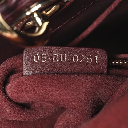 Christian Dior Lambskin Cannage Small My ABCDior Lady Dior Red Bricks 7 of 14