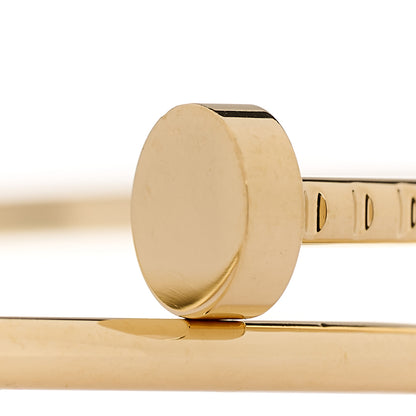 Cartier 18K Yellow Gold Small Juste Un Clou Bracelet 17 4 of 6