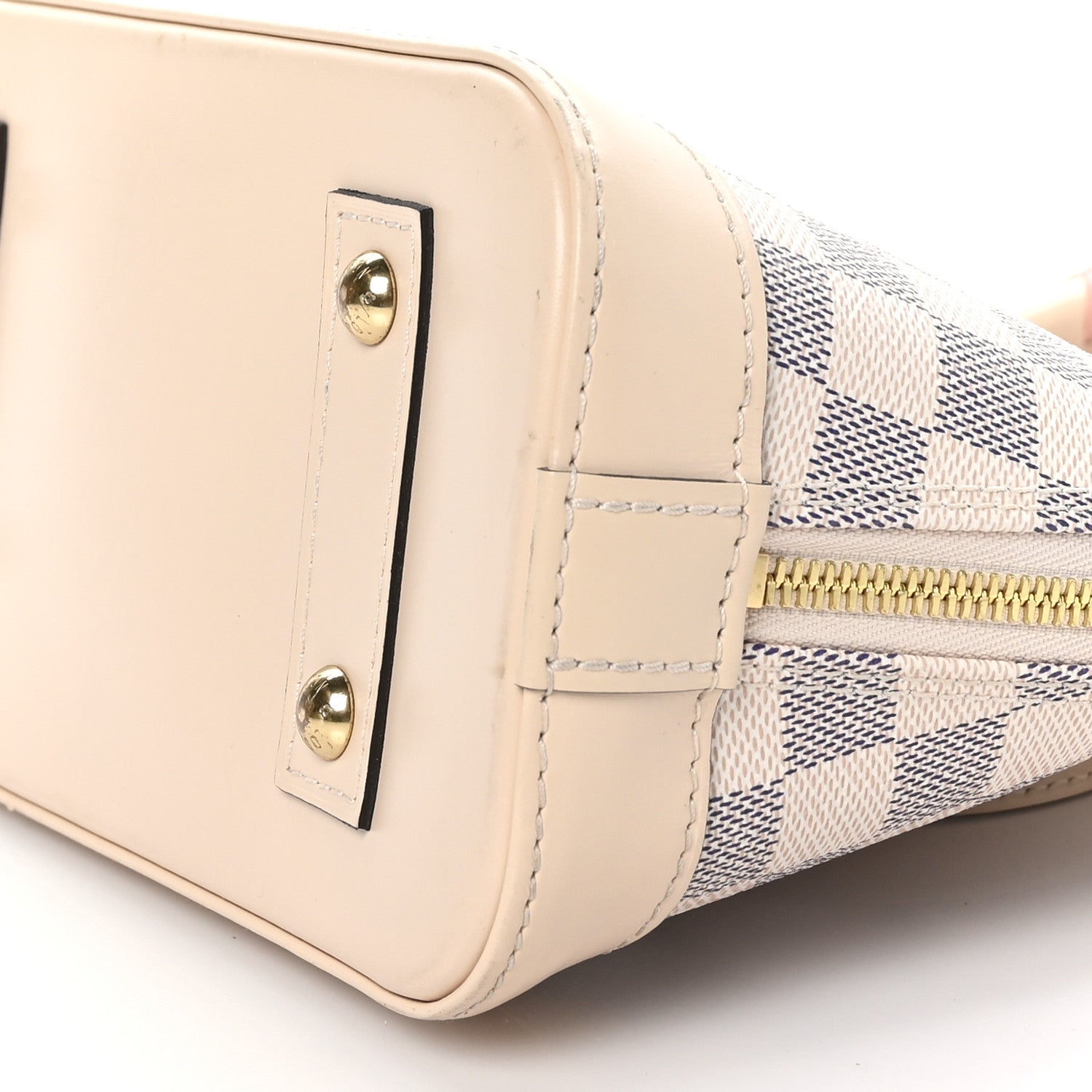 Louis Vuitton Damier Azur Braided Alma BB 8 of 8