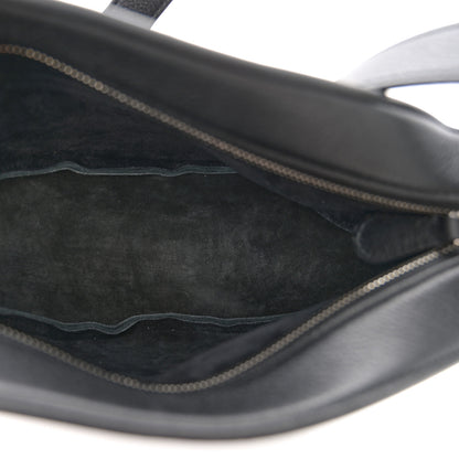 The Row Grained Calfskin Small Slouchy Banana Bag Black 5 of 10
