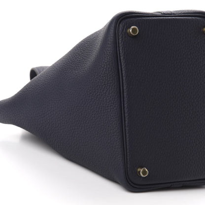 Hermes Taurillon Clemence Picotin Lock 18 PM Bleu Nuit 7 of 11