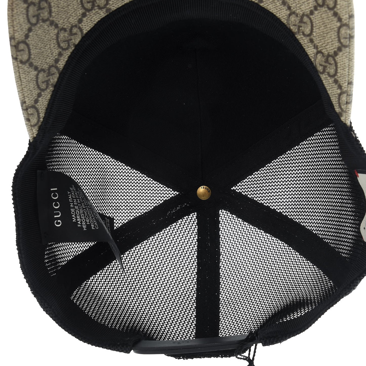 GG Supreme Monogram Bosco Patch Baseball Hat 59 Beige Malva