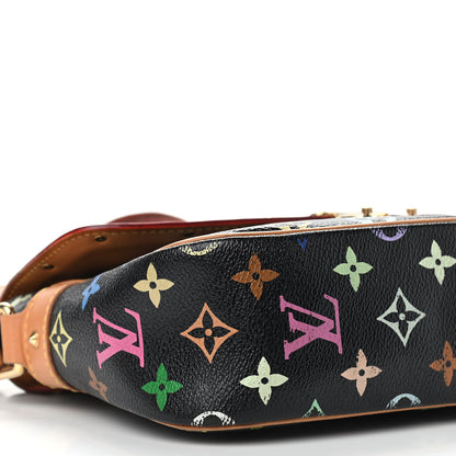 Louis Vuitton Monogram Multicolor Sologne Black 5 of 14