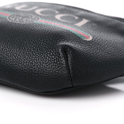 Gucci Grained Calfskin Small Logo Belt Bag Black 9 of 9