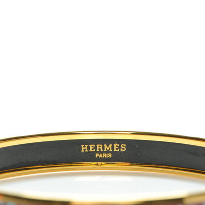 Hermes Enamel Printed Narrow Bracelet 70 5 of 6