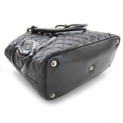 Chanel Calfskin Quilted Large Cambon Tote Black 4 of 7