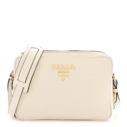 Prada Vitello Phenix Camera Bag White 1 of 15