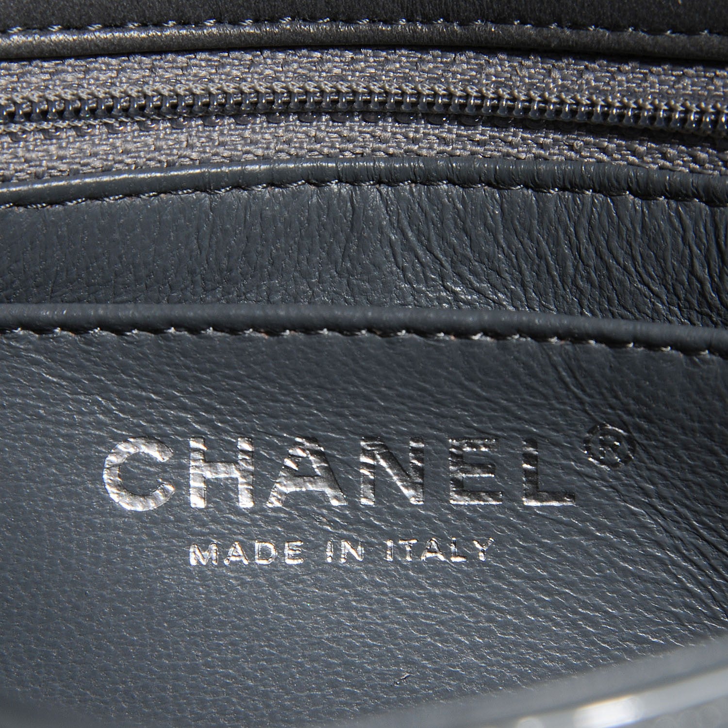 Chanel Patent Mini Square Flap Grey 6 of 8