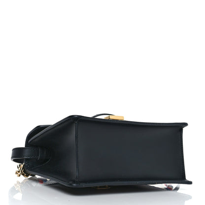 Gucci Calfskin Mini Sylvie Top Handle Bag Black 4 of 12