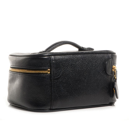 Chanel Caviar Vanity Cosmetic Case Black 3 of 8