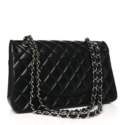 Chanel Lambskin Quilted Medium Double Flap Black 3 of 10