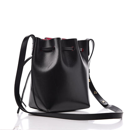 Mansur Gavriel Calfskin Mini Mini Bucket Bag Black Dolly 3 of 18