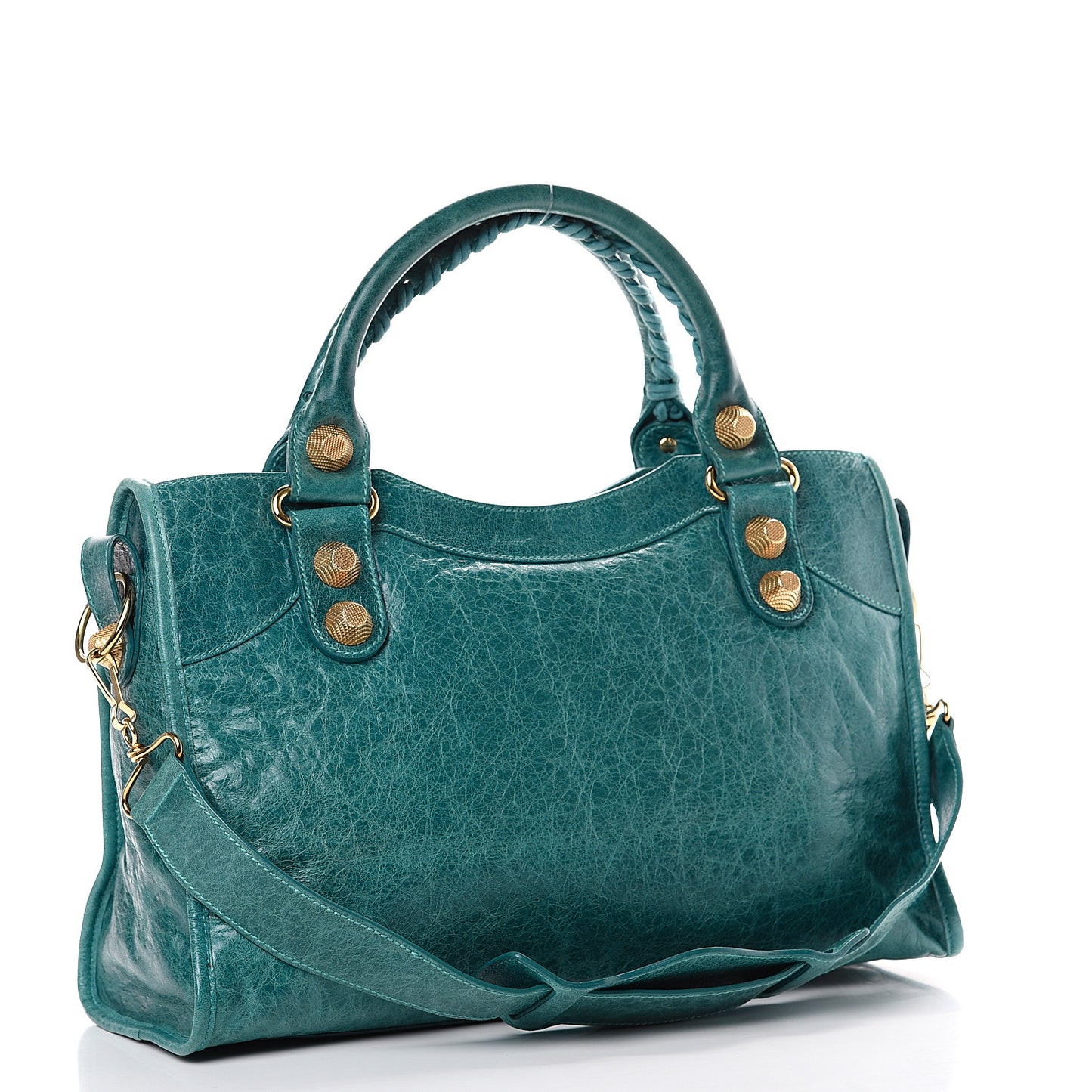 Agneau Giant 21 Gold Hardware City Aquamarine