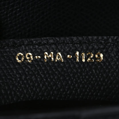 Christian Dior Grained Calfskin Saddle Bag Black 7 of 10