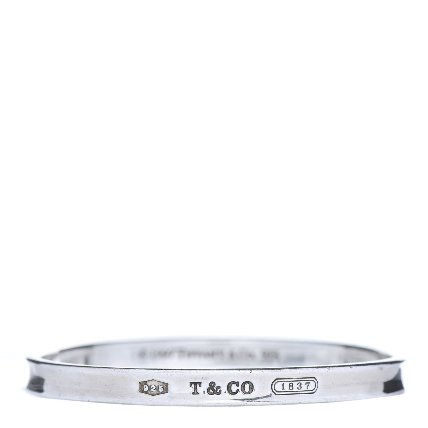 Sterling Silver Narrow 1837 Bangle Bracelet