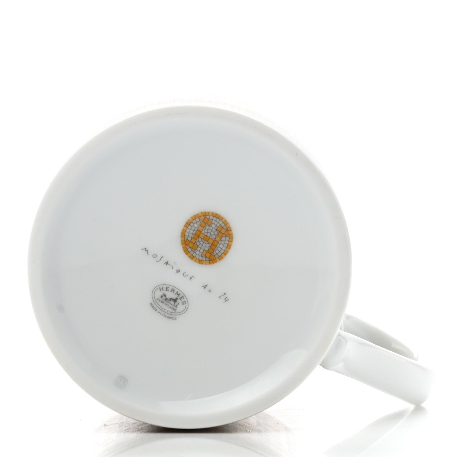 Hermes Porcelain Mosaique au 24 Mug Gold 3 of 6