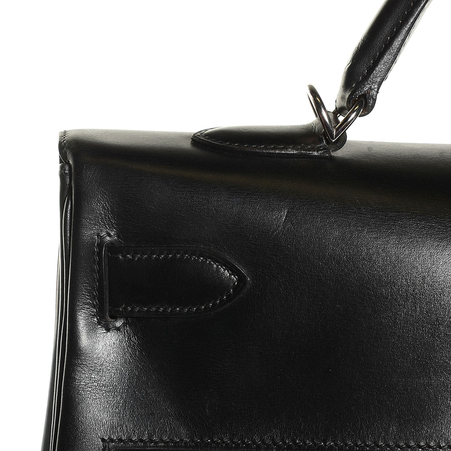 Hermes Box Toile Lakis Kelly 40 Black 13 of 26