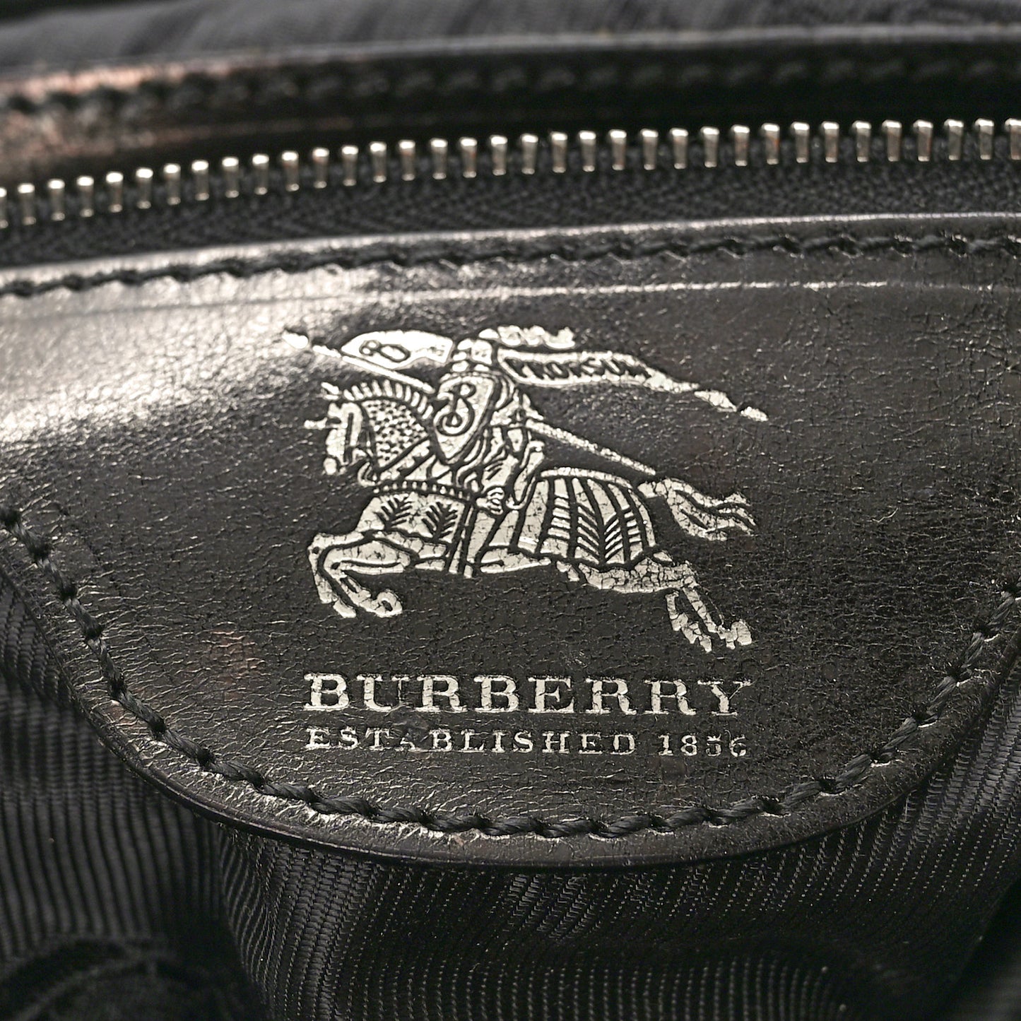 Prorsum Calfskin Studded Knight Satchel Black