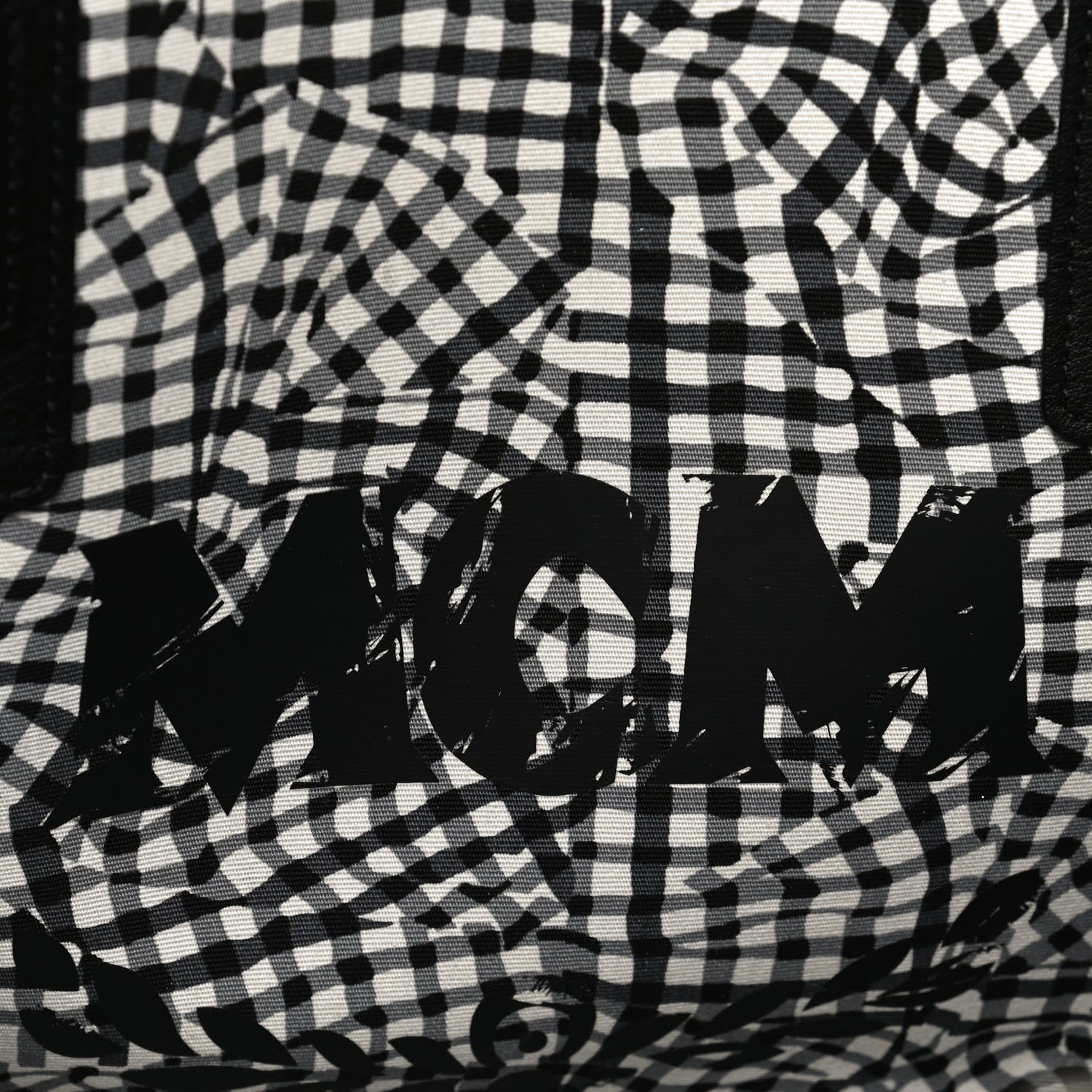 MCM Visetos Medium Liz Reversible Shopper Tote Black 7 of 21