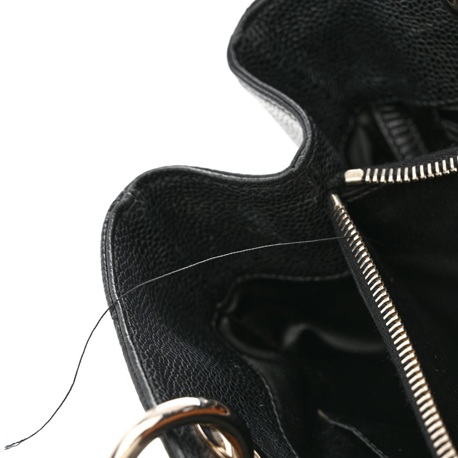 Chanel Caviar Quilted Grand Shopping Tote GST Black 13 of 16