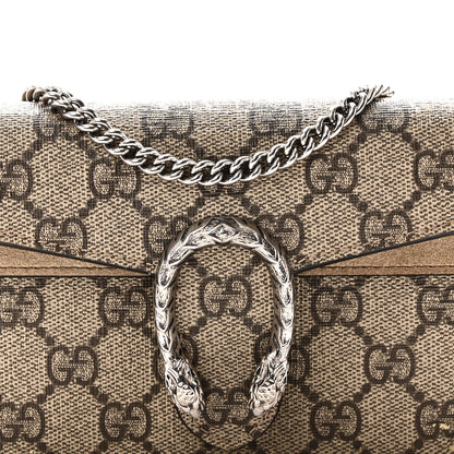 Gucci GG Supreme Monogram Super Mini Dionysus Shoulder Bag Taupe 8 of 10