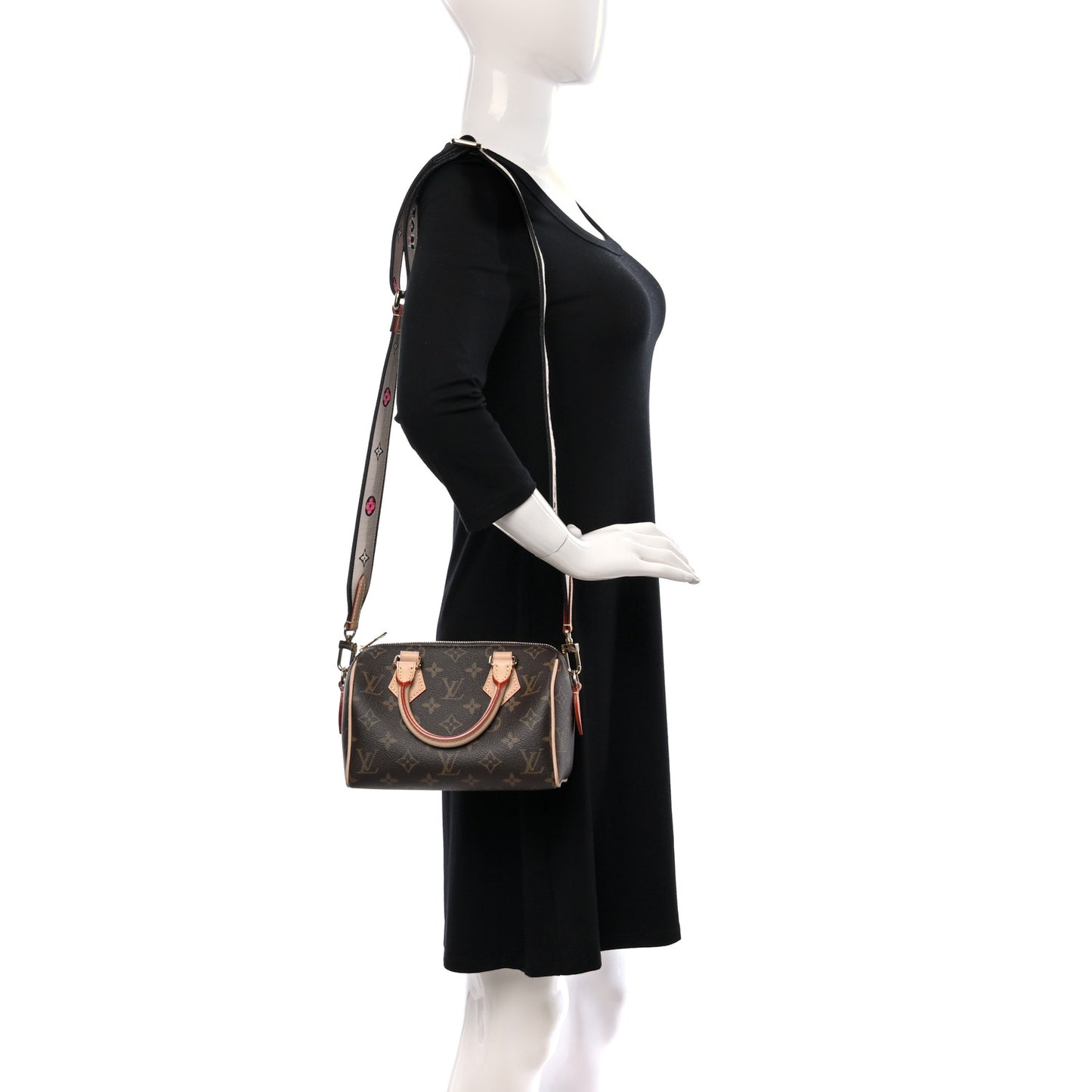 Monogram Speedy Bandouliere 20 Black