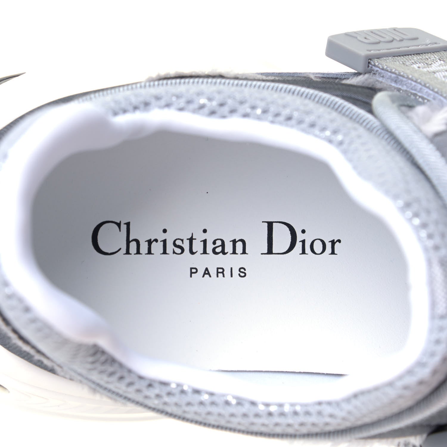 Christian Dior Technical Fabric Nylon Camouflage Womens D-Wander Sneakers 38.5 Silver 16 of 16