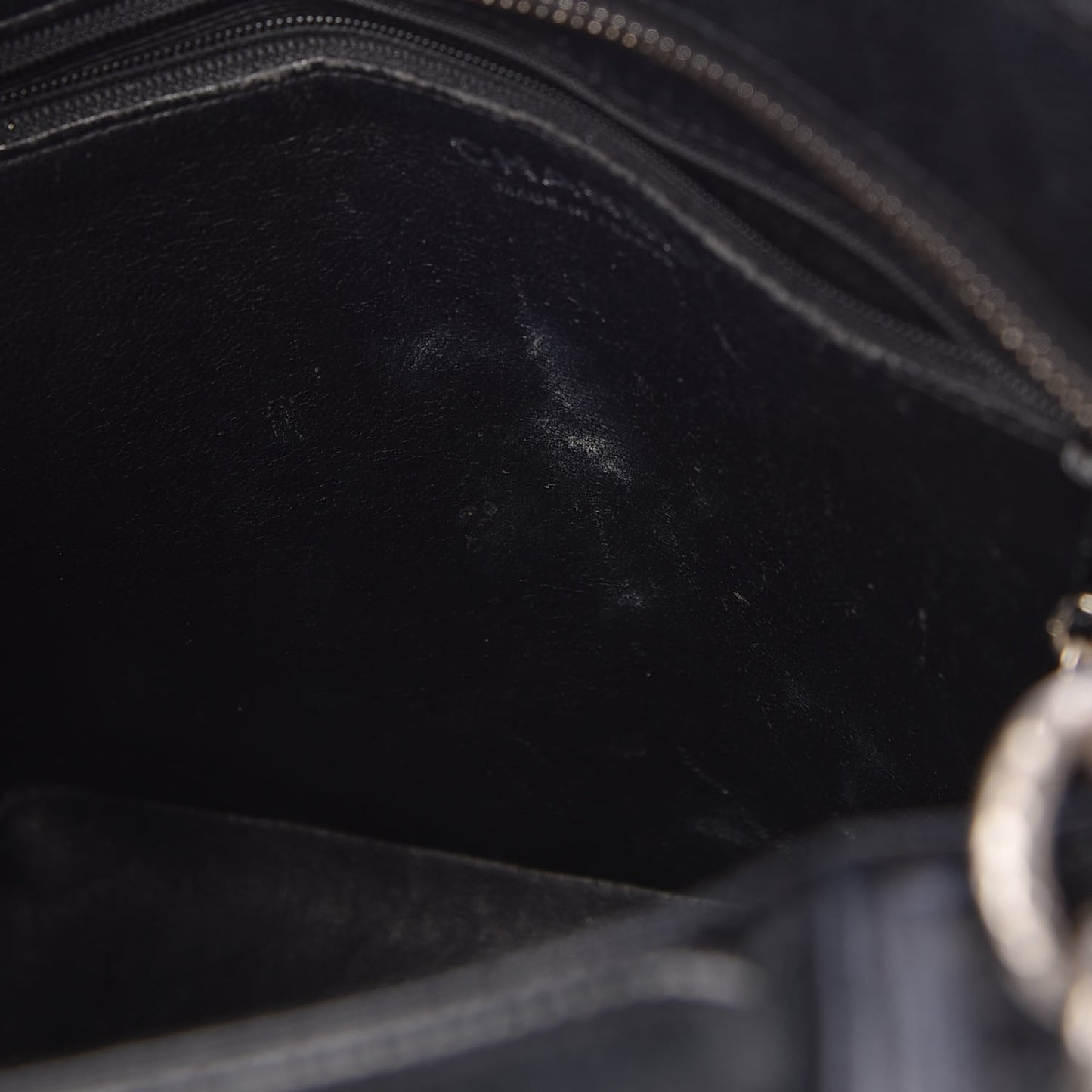Caviar Quilted Medallion Tote Black