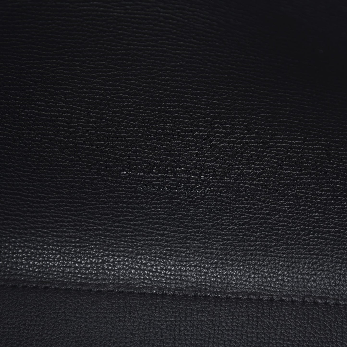 Grainy Calfskin Haymarket Check Small Reversible Tote Black