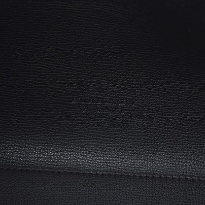 Burberry Grainy Calfskin Haymarket Check Small Reversible Tote Black 9 of 15
