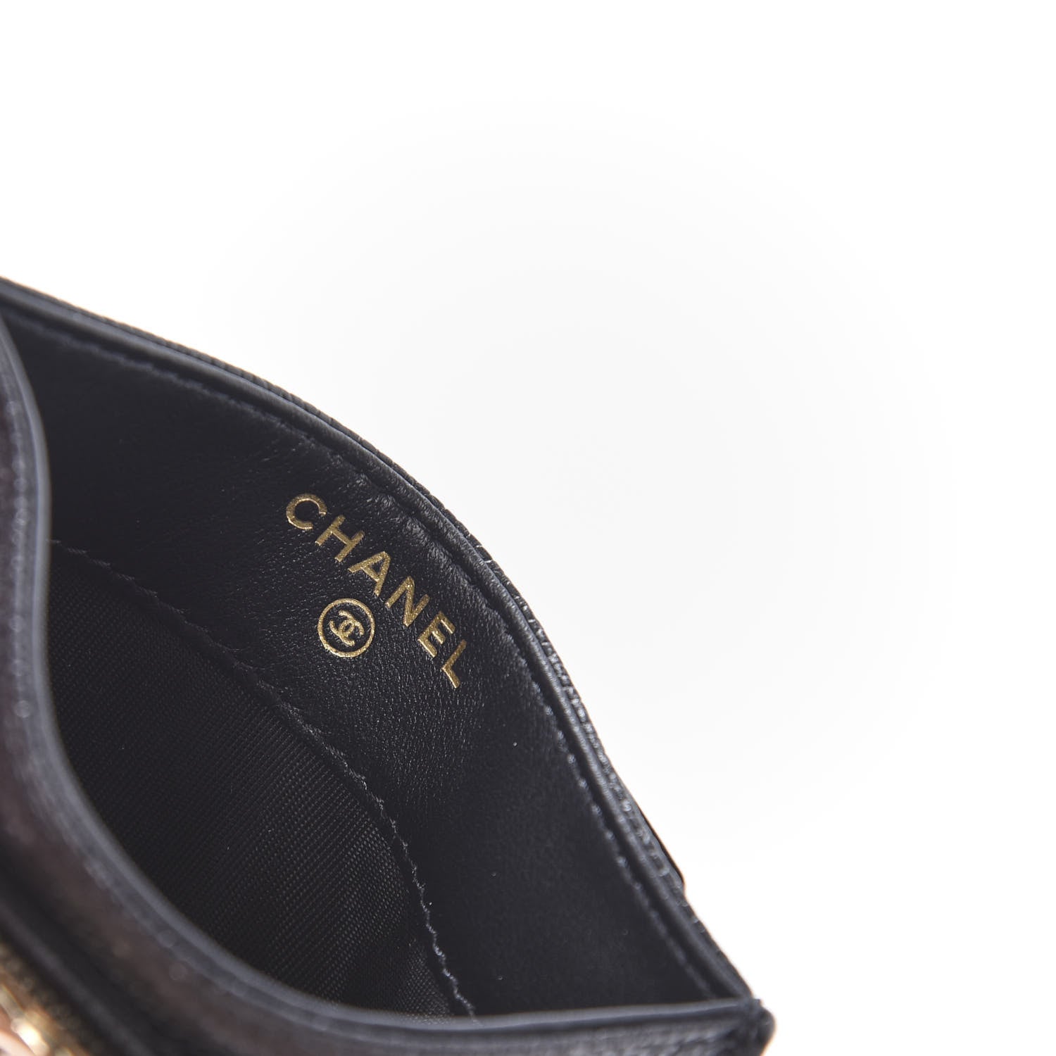 Chanel Caviar Quilted Boy Card Holder Black 6 of 10